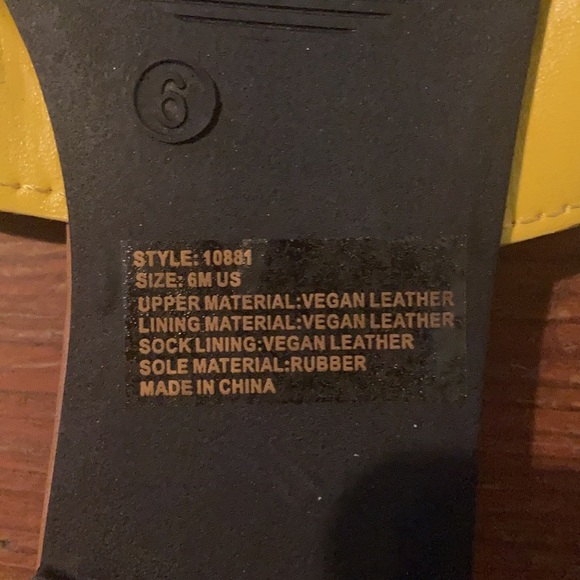 Rue21 women’s yellow sandals - Picture 5 of 5